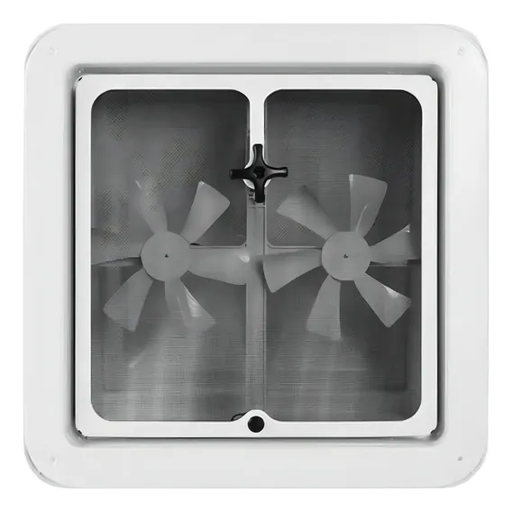 Claraboia Exaustor Ventilador Duplo Motorhome Trailer 12v Foto 1
