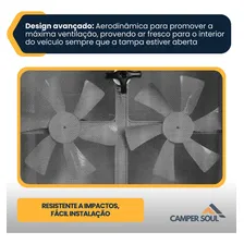 Claraboia Exaustor Ventilador Duplo Motorhome Trailer 12v Foto mini  3