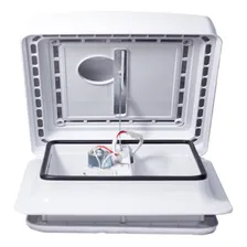 Claraboia Para Motorhome Com Exaustor E Ventilador 12v 28x28 Foto mini 1