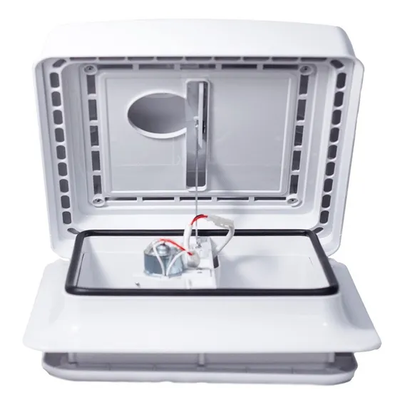 Claraboia Para Motorhome Com Exaustor E Ventilador 12v 28x28 Foto 1