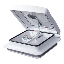 Claraboia Para Motorhome Com Exaustor E Ventilador 12v 28x28 Foto mini 2