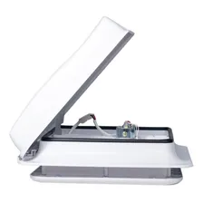 Claraboia Para Motorhome Com Exaustor E Ventilador 12v 28x28 Foto mini 3