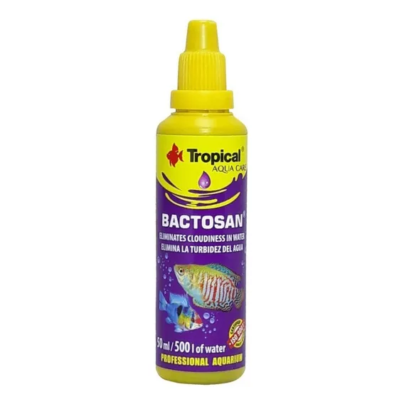 Clarificante Para Aquários Bactosan 100ml Tropical Foto 1