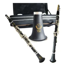 Clarineta Eagle Cl04n 17 Chaves Niquelada Foto mini 1