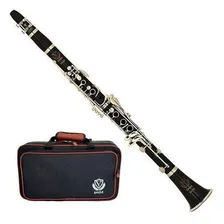 Clarinete Eagle Soprano Em Sib 17 Chaves Niqueladas Cl04n Foto  mini 1
