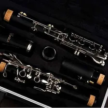 Clarinete Eagle Soprano Em Sib 17 Chaves Niqueladas Cl04n Foto mini  2