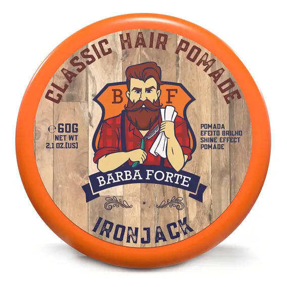 Classic Hair Pomade Ironjack Barba Forte 60g Foto 1