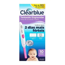 Clearblue Teste De Ovulação Digital 10 Tiras Imediato Foto mini 3
