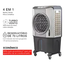 Climatizador Portátil De Ambientes Industrial 3 Em 1 Climatizador Umidificador E Purificador Mulltx 127v Climatizador Grande Forte E Potente 210w Foto mini  2