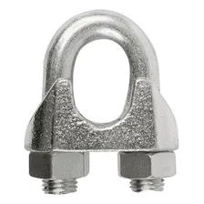 Clips Grampo P/cabo De Aço 3 16 100 Unidades Foto  mini 1