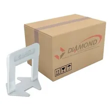Clips Nivelador E Espaçador De Piso - 1000pçs - Diamond Clips Nivelador 2,0mm Foto mini 1