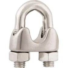 Clips Para Cabo De Aço 1/4 Leve Inox Vonder Foto mini 1