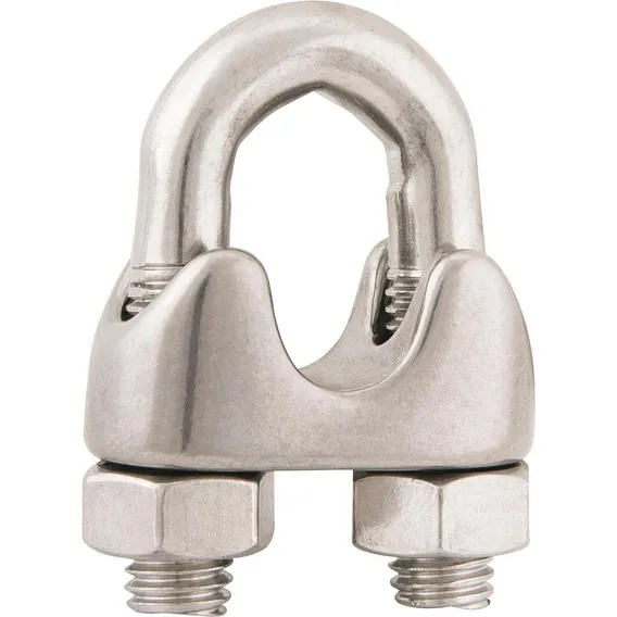 Clips Para Cabo De Aço 1/4 Leve Inox Vonder Foto 1