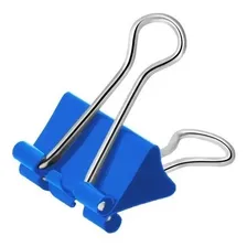 Clips Prendedor Papel Grampo Binder 25mm 48un Colorido 120fl Foto mini  2