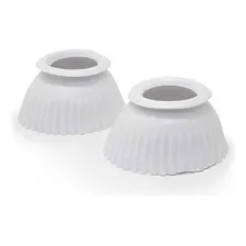 Cloche Para Cavalo De Borracha Cor Branco Foto mini 1