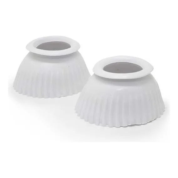 Cloche Para Cavalo De Borracha Cor Branco Foto 1