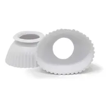 Cloche Para Cavalo De Borracha Cor Branco Foto mini 2