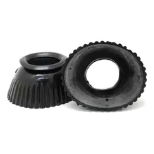 Cloche Para Cavalo De Borracha Cor Preto Foto mini 2