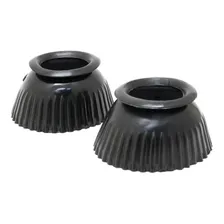 Cloche Para Cavalo De Borracha Cor Preto Foto mini 1