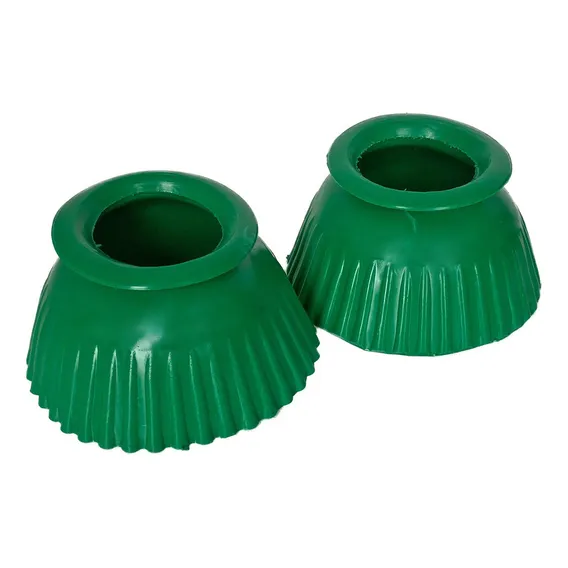 Cloche Para Cavalo De Borracha Cor Verde Foto 1