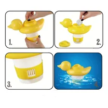 Clorador Dosador Flutuante Margarida Para Piscinas Pato Foto mini 2