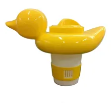 Clorador Dosador Flutuante Margarida Para Piscinas Pato Foto mini 1