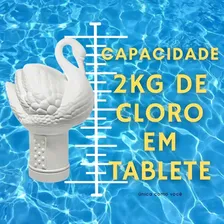 Clorador Flutuante Cisne Para Pastilha Cloro Piscinas Genco Foto mini 4
