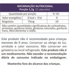 Cloreto De Magnésio Pa 60 Cápsulas 500mg - Meissen Foto mini 4