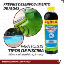 Cloro Granulado 3x1 Multi Ação 10kg Genco + Algicida Piscina Foto mini 4