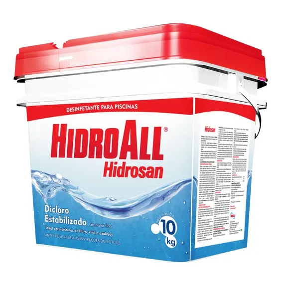 Cloro Hidrosan 10 Kg - Hidroall Foto 1