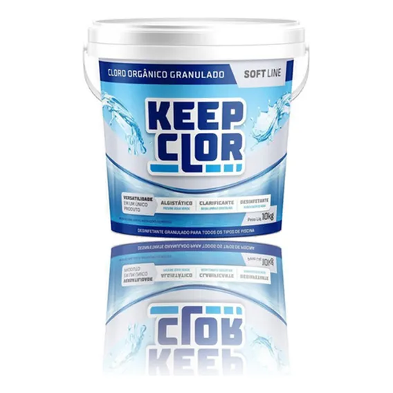 Cloro Piscina Keepclor Tipo 3 Em 1 Domclor 10kg Foto 1