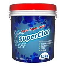 Cloro Superclor Clorup 3 Em 1 Para Piscinas Balde 2.5 Kg Foto mini 1