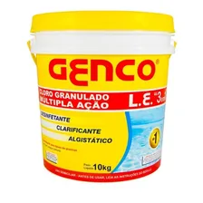Cloro Tratamento Piscina 10 Kg Genco Cloro Multi Ação Foto mini 2
