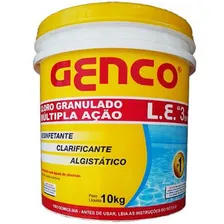 Cloro Tratamento Piscina 10 Kg Genco Cloro Multi Ação Foto mini 3
