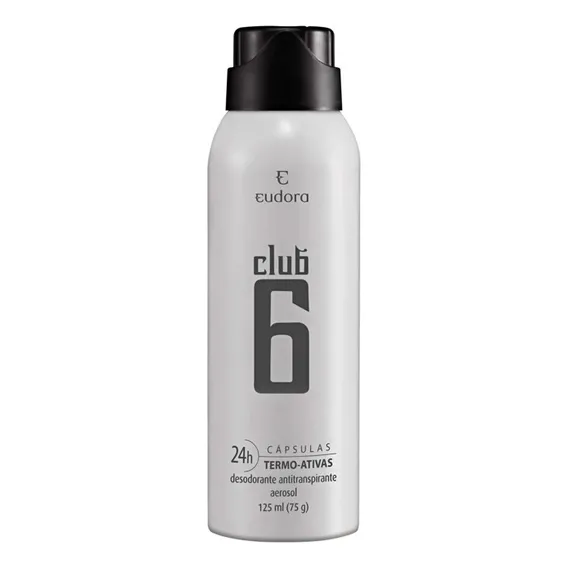 Club 6 Desodorante Antitranspirante Masculino 125ml Foto 1