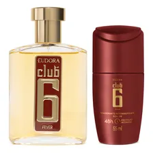 Club 6 Fever Deo Colônia 95ml + Antitranspirante Rollon 55ml Foto  mini 1