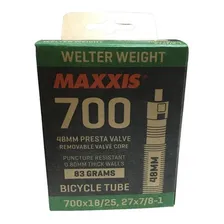 Câmara Ar Maxxis Speed 700 X 18/25 Bico 48mm RemovĂvel 83gr Tipo Da Válvula Presta Foto mini 2