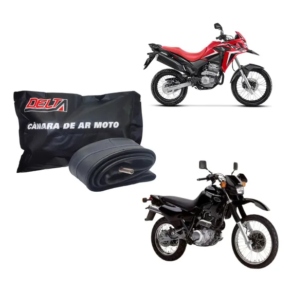 Câmara Ar Moto Aro 21 Dianteira Xre 300/xr 250/tornado 250 Tipo Da Válvula Schrader Foto 1