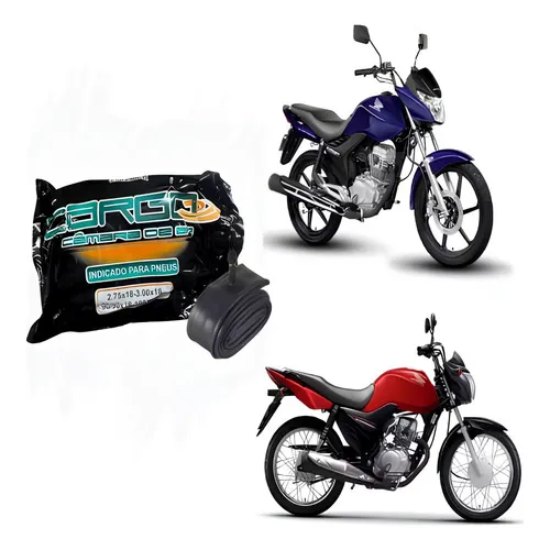 Câmara de Ar Moto Cg 125 150 Titan Fan Ybr Factor Fazer Yes Aro 18 Foto 1