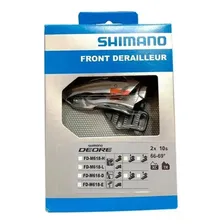 Câmbio Dianteiro Shimano Deore Fd-m618-e 2x10 Foto mini 1