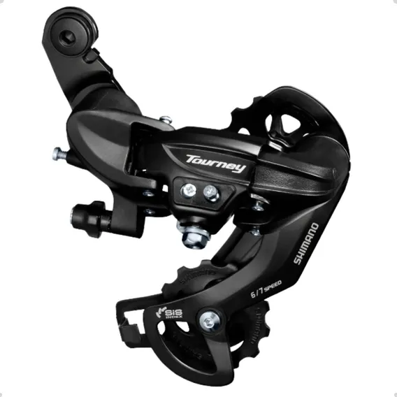 Câmbio Traseiro Shimano Tourney Ty300 6v E 7v S Gancheira Cl Cor Preto Foto 1