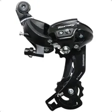 Câmbio Traseiro Shimano Tourney Ty300 6v E 7v S Gancheira Cl Cor Preto Foto mini 2