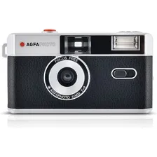 Câmera De Filme Agfaphoto Reutilizavél 35mm Analogica Nova Cor Preto Foto mini 1