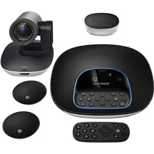 CĂąmera de microfone de videoconferĂȘncia Logitech Hd Group Usb Ptz, cor preta Foto mini 1