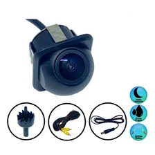Câmera De Ré Mini 2 Em 1 13mm 12v Com Suporte Borboleta Foto  mini 1