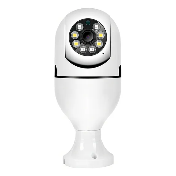 Câmera De Segurança Bivena Camera Ip Inteligente Lampada Panoramica Yoosee Wifi E Espiã Camera Ip Inteligente Lampada Panoramica Yoosee Wifi E Espiã Com Resolução De 1080p Branca Foto 1