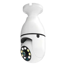Câmera De Segurança Bivena Câmera Segurança Wifi Lâmpada Giratória 360 Mini Espiã E Ip Câmera Segurança Wifi Lâmpada Giratória 360 Mini Espiã E Ip Com Resolução De 1080p Branca Foto mini 1