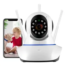 Câmera De Segurança Onvif Camera 3 Antenas Ip Wifi Sistema Yoosee Wifi Barata Camera 3 Antenas Ip Wifi Sistema Yoosee Wifi Barata Com Resolução De 1mp Preta Foto mini 3
