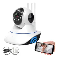 Câmera De Segurança Onvif Camera 3 Antenas Ip Wifi Sistema Yoosee Wifi Barata Camera 3 Antenas Ip Wifi Sistema Yoosee Wifi Barata Com Resolução De 1mp Preta Foto mini 1