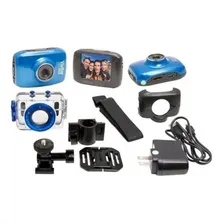Câmera Filmadora Ação Hd Vivitar Dvr785hd Cor Azul Foto mini 3